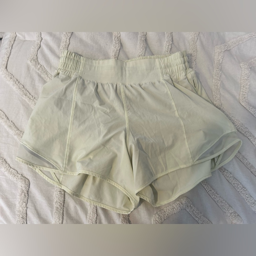 Size 6 lululemon shorts. Worn once